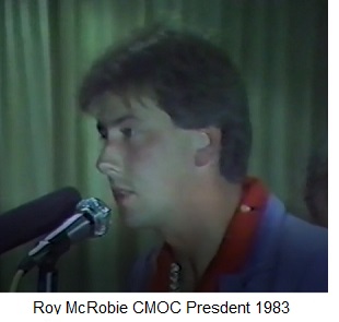 Roy McRobie CMOC President 1983
