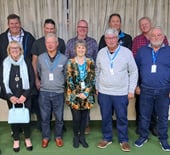 Front row: Sam Ng; Lesley Hyland; Dennis O’Brien (Club Capt); Maria Van Nus; Peter Watt; Brian Mills (Sect)
Back row: Mark Hanson; Rick Paulsen (Vice Pres); Richard Crawford; Andy Wheatley; Glenn Thomson (asst Club Capt); Ray van Hamelsveld (Club Pres)
